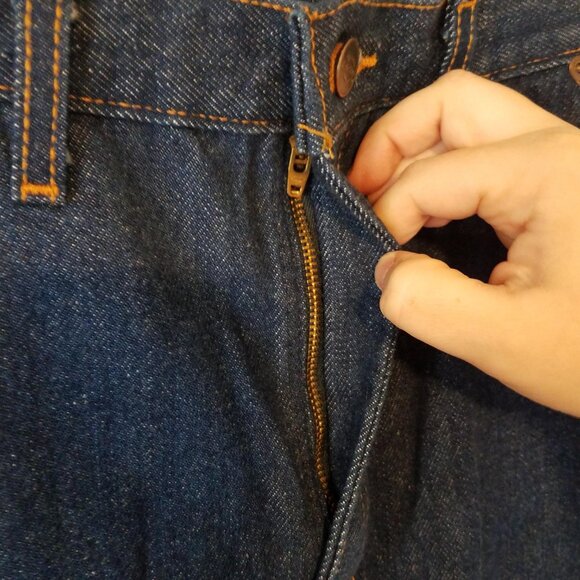 Dickies Industrial Jeans Men's 44x30 Relaxed Fit Rinsed Indigo Blue CR393RNB NWT - Picture 4 of 8